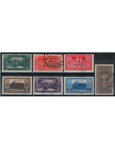 COLONIE CIRENAICA 1929 Abbazia di Montecassino 7v us