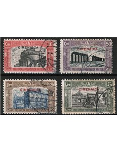 CIRENAICA 1929 Milizia II 4v us