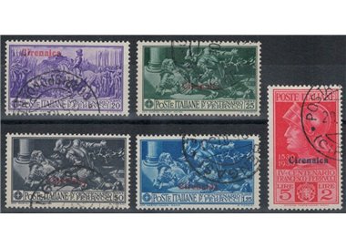 CYRENAICA 1930 Francesco Ferrucci 5v us