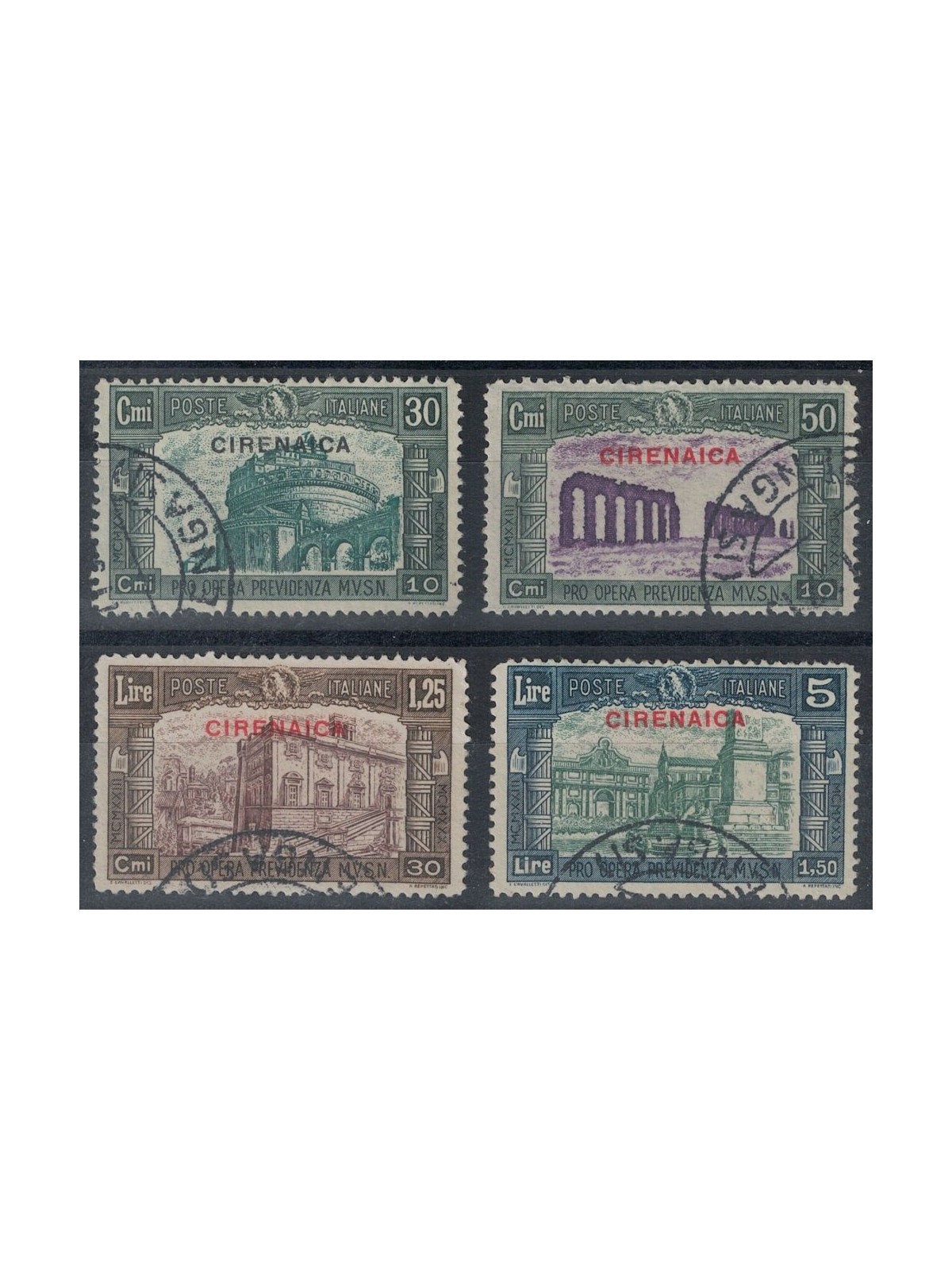 CIRENAICA 1930 Milizia III 4v us