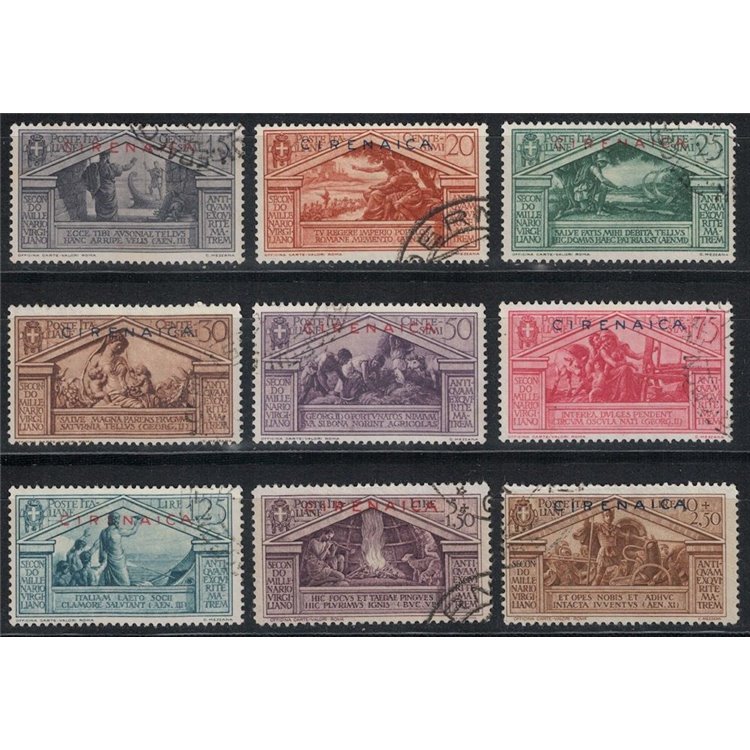 CIRENAICA 1930 Virgilio 9v us