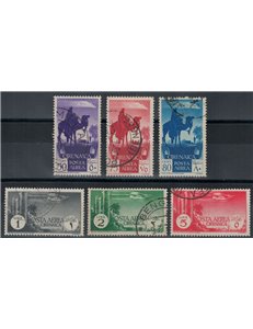 CIRENAICA 1932 Serie pittorica (posta aerea) 6v us