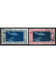 CIRENAICA 1933 Crociera Balbo 2v us