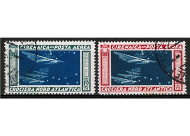 CIRENAICA 1933 Crociera Balbo 2v us