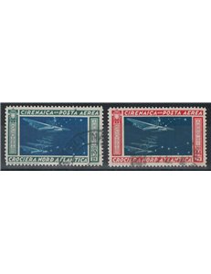 COLONIE CIRENAICA 1933 Crociera Balbo 2v us