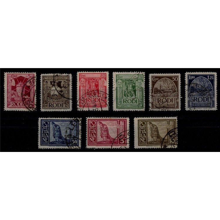 AEGEAN 1929 Pictorial Series 9v us