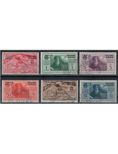EGEO 1932 Dante Alighieri (posta aerea) 6v us