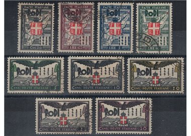 EGEO 1932 Occupazione e Rivoluzione Fascista 9v us