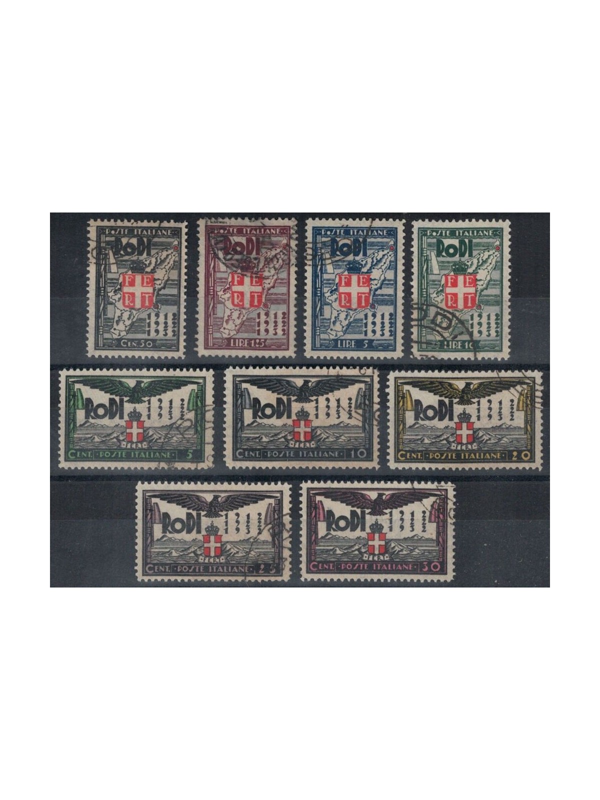 EGEO 1932 Occupation and Fascist Revolution 9v us