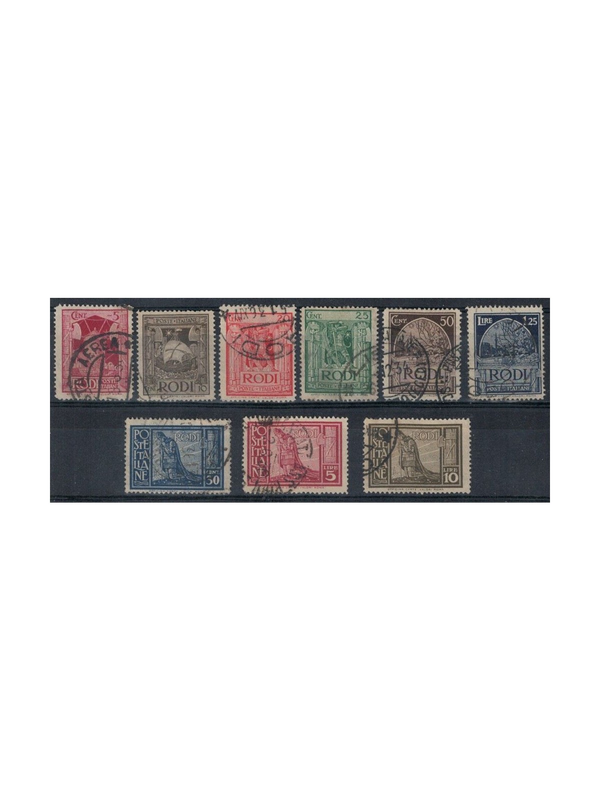 AEGEAN 1932 Pictorial Series 9v us