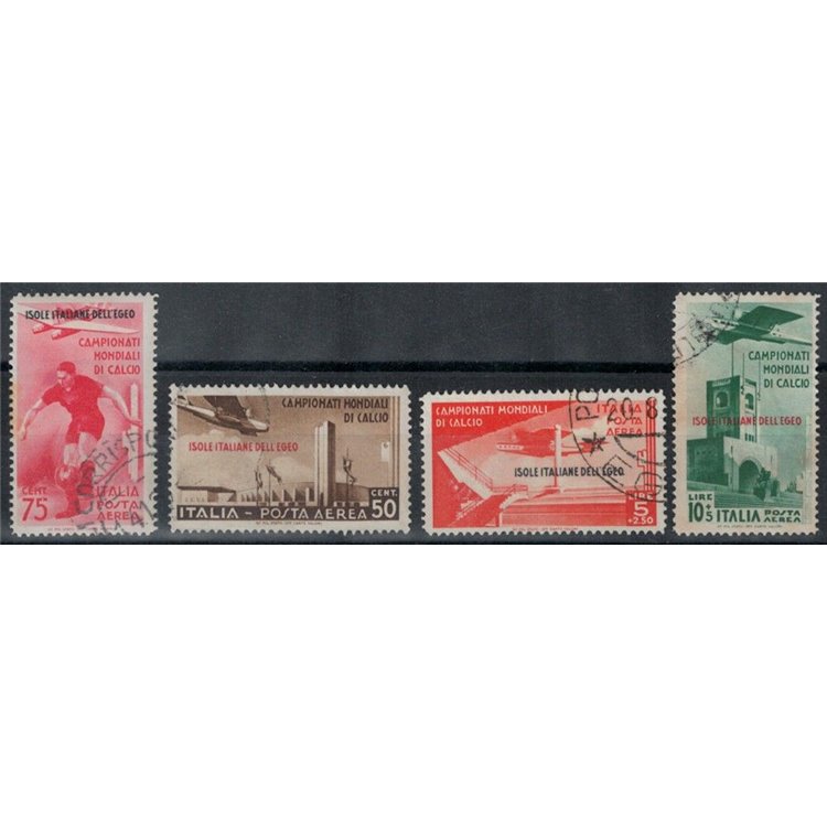 EGEO 1934 Campionati mondiali di calcio (posta aerea) 4v us