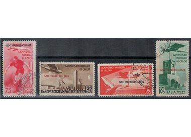 EGEO 1934 Campionati mondiali di calcio (posta aerea) 4v us