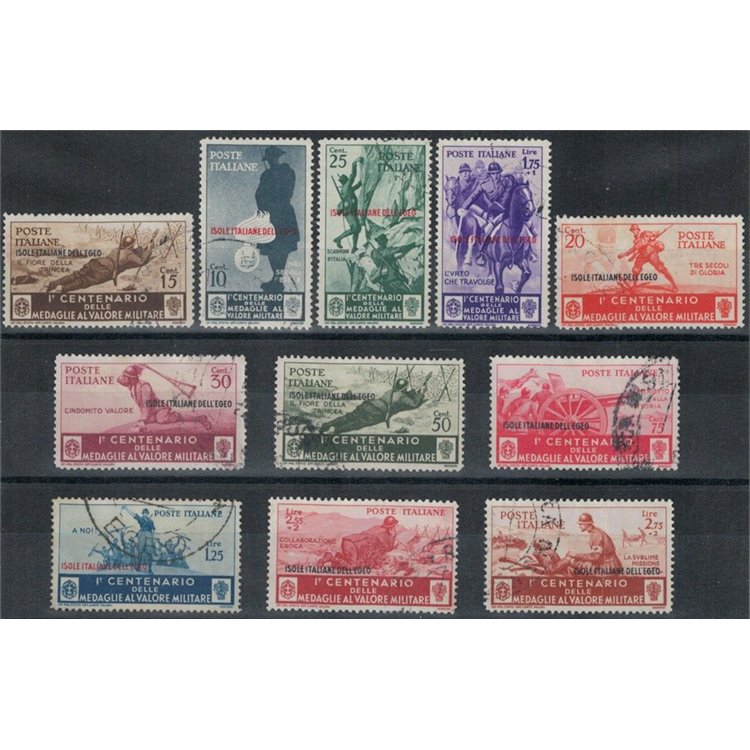 EGEO 1934 Medaglie al valore militare 11v us