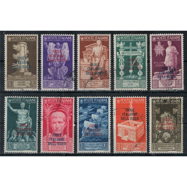 EGEO 1938 Augusto 10v us