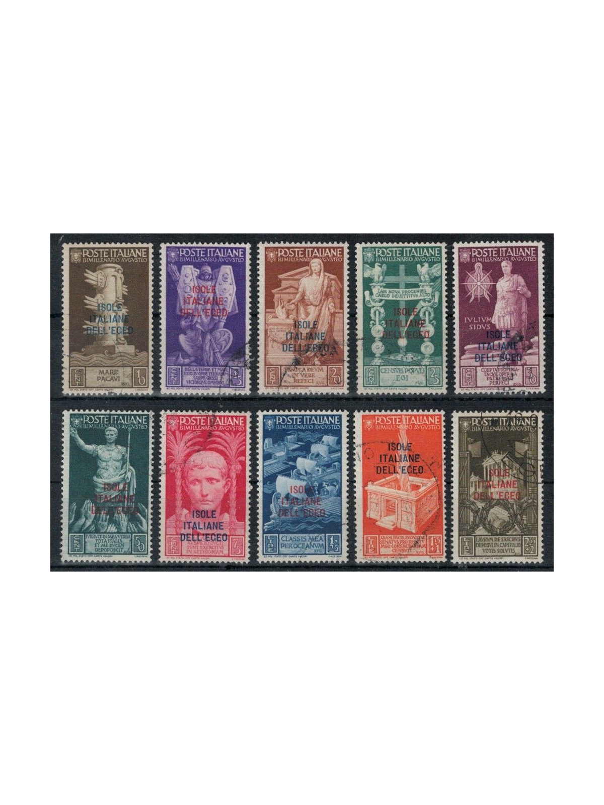 EGEO 1938 Augusto 10v us