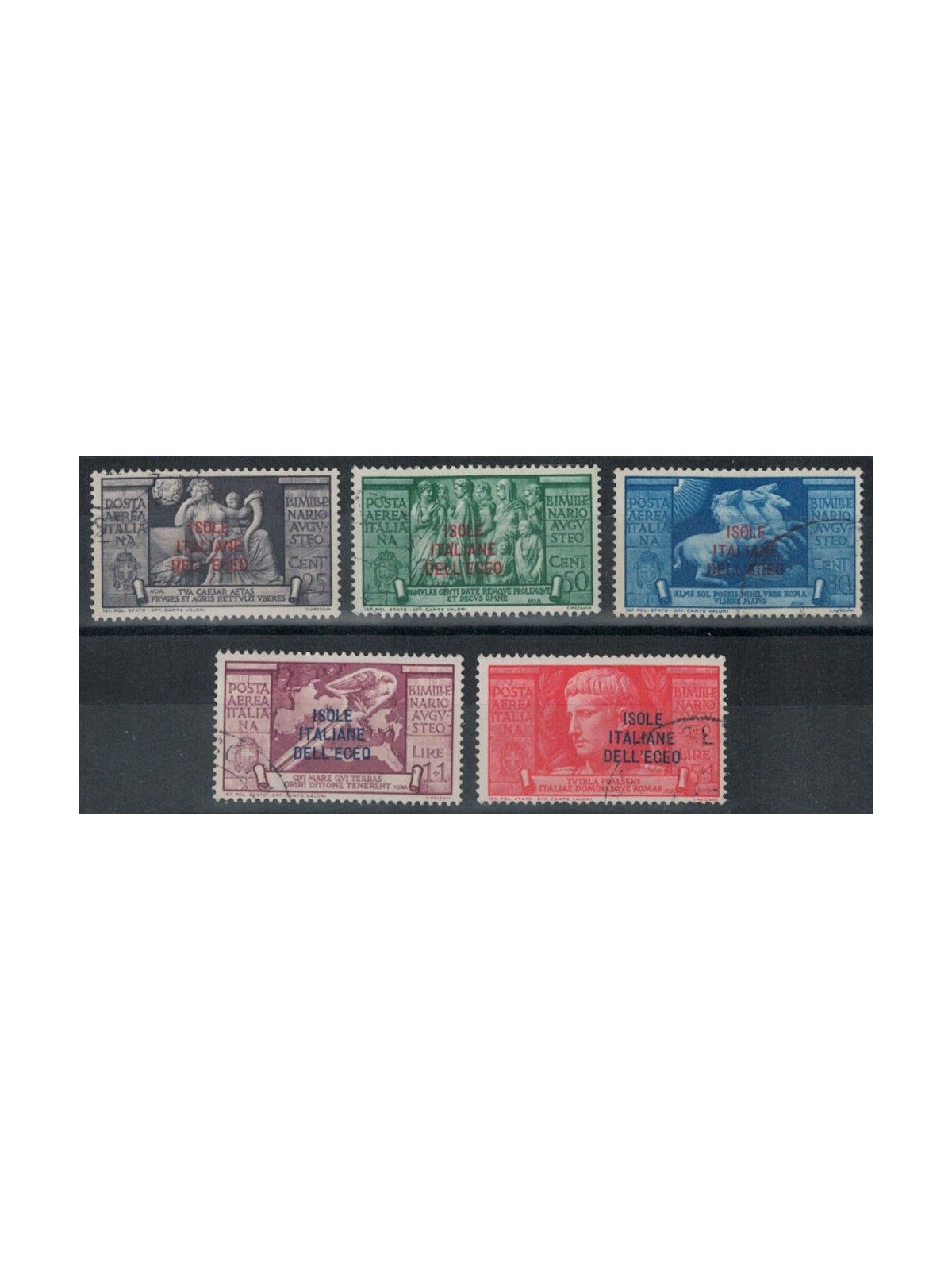 EGEO 1938 Augusto (posta aerea) 5v us