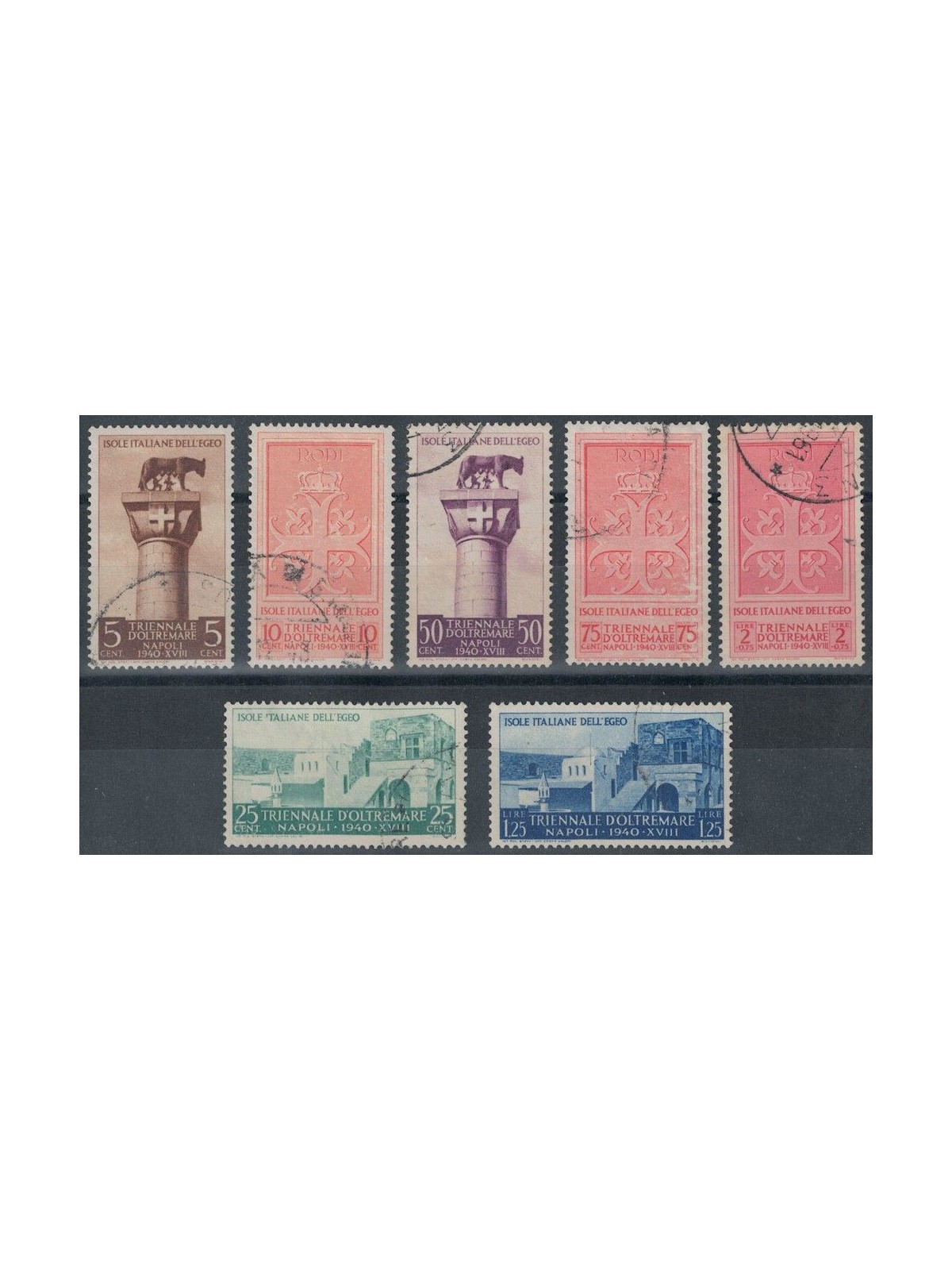 EGEO 1940 Mostra Triennale d'Oltremare 7v us