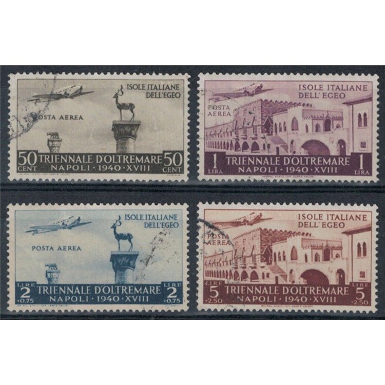 EGEO 1940 Overseas Triennial Exhibition (airmail) 4v us