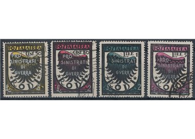EGEO 1944 Pro sinistrati di guerra (posta aerea) 4v us