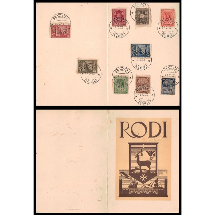 EGEO 1932 Serie Pittorica 9v usati su frammento