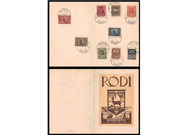 EGEO 1932 Pictorial Series 9v used on fragment