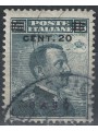 EGEO CASO 1916 20c su 15c grigio nero us