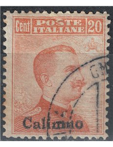 EGEO CALINO 1917 20c orange without watermark us