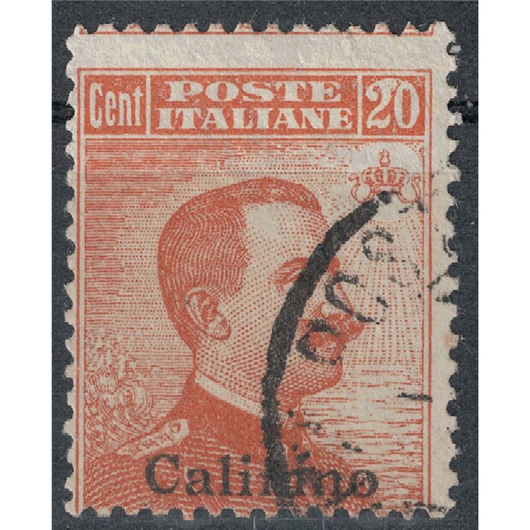 EGEO CALINO 1922 20c orange filigree crown us