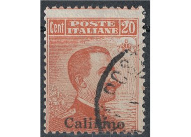 EGEO CALINO 1922 20c orange filigree crown us