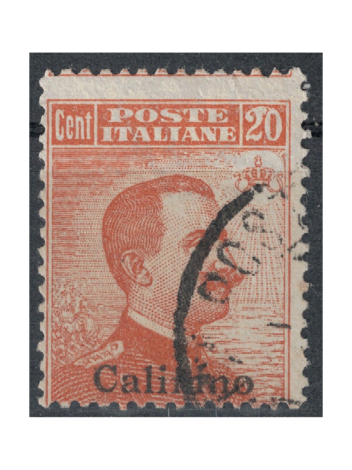 EGEO CALINO 1922 20c orange filigree crown us