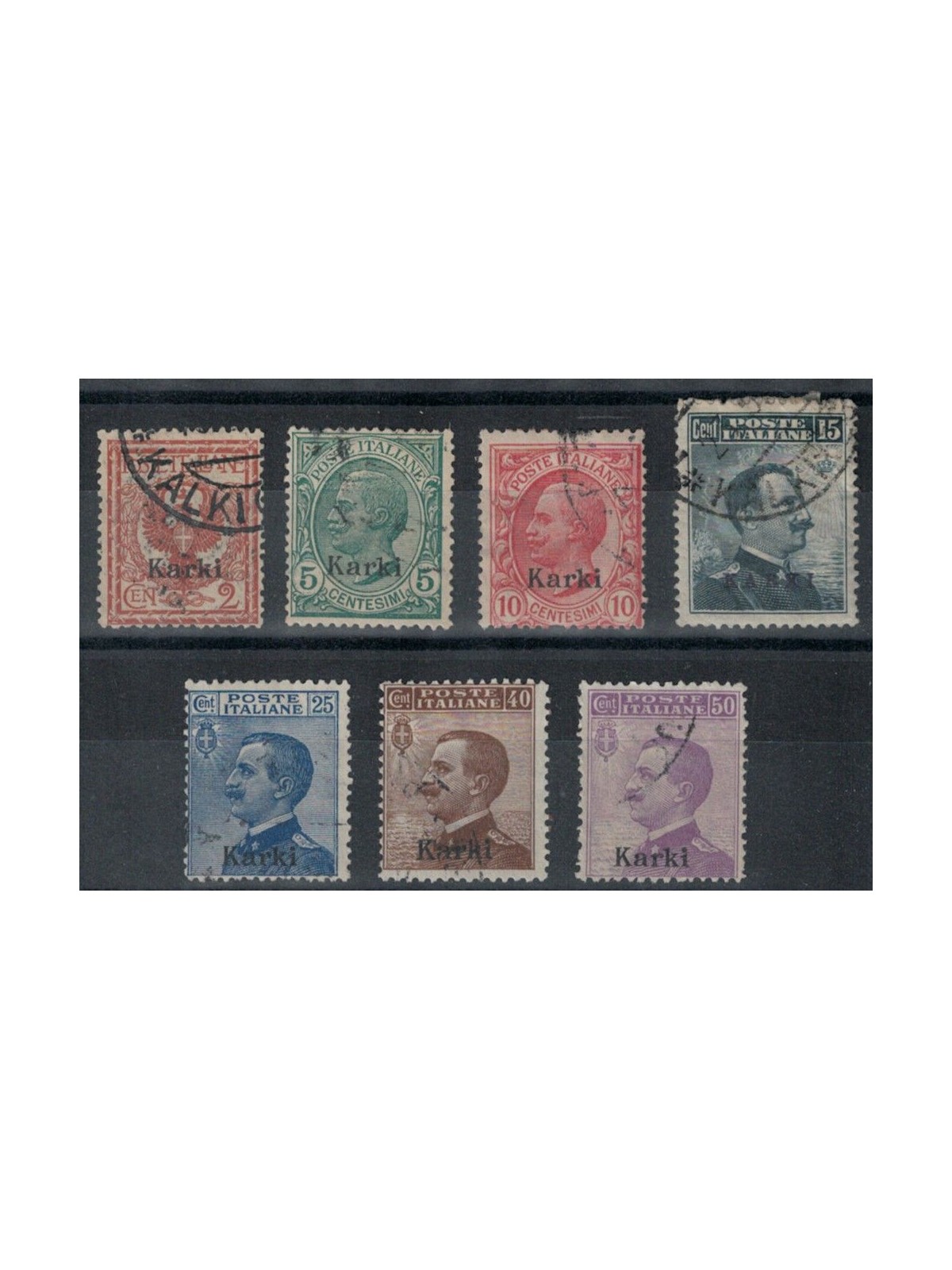 EGEO CARCHI 1912 Serie ordinaria 7v us
