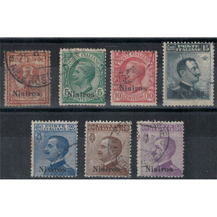 AEGEAN NISYRO 1912 Ordinary series 7v us