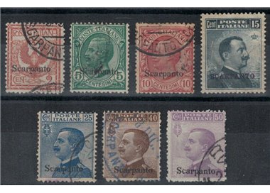 EGEO SCARPANTO 1912 Ordinary series 7v us