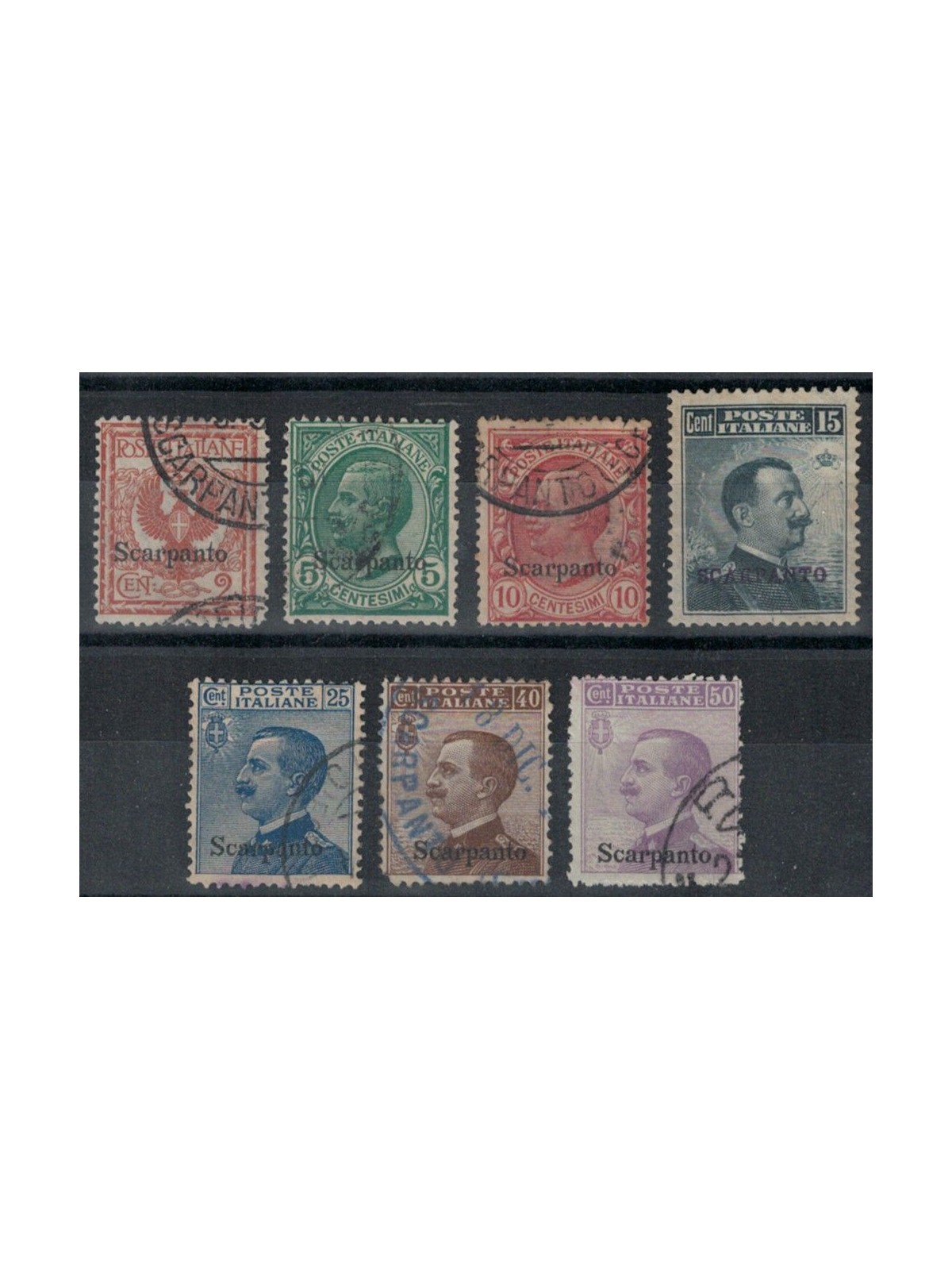 EGEO SCARPANTO 1912 Ordinary series 7v us