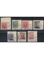EGEO STAMPALIA 1912 Ordinary series 7v used on fragment