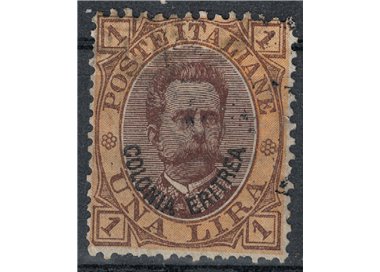 ERITREA 1893 1£ orange and brown us