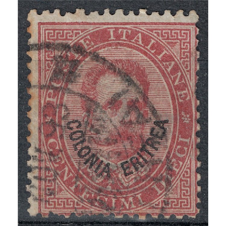 ERITREA 1893 10c carmine us