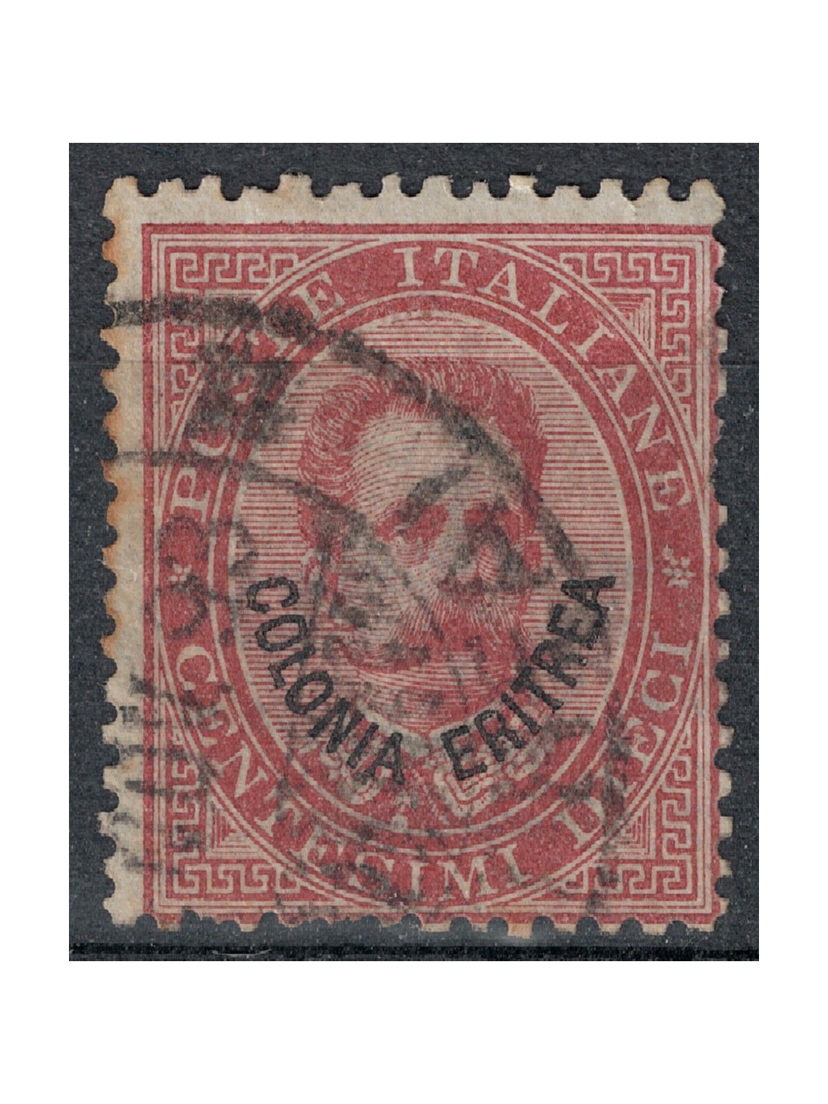 ERITREA 1893 10c carminio us