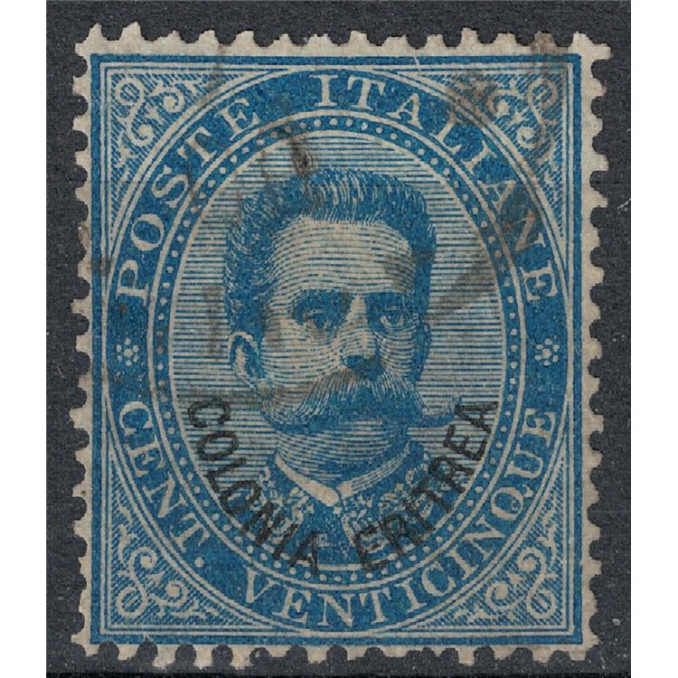 ERITREA 1893 25c azzurro us