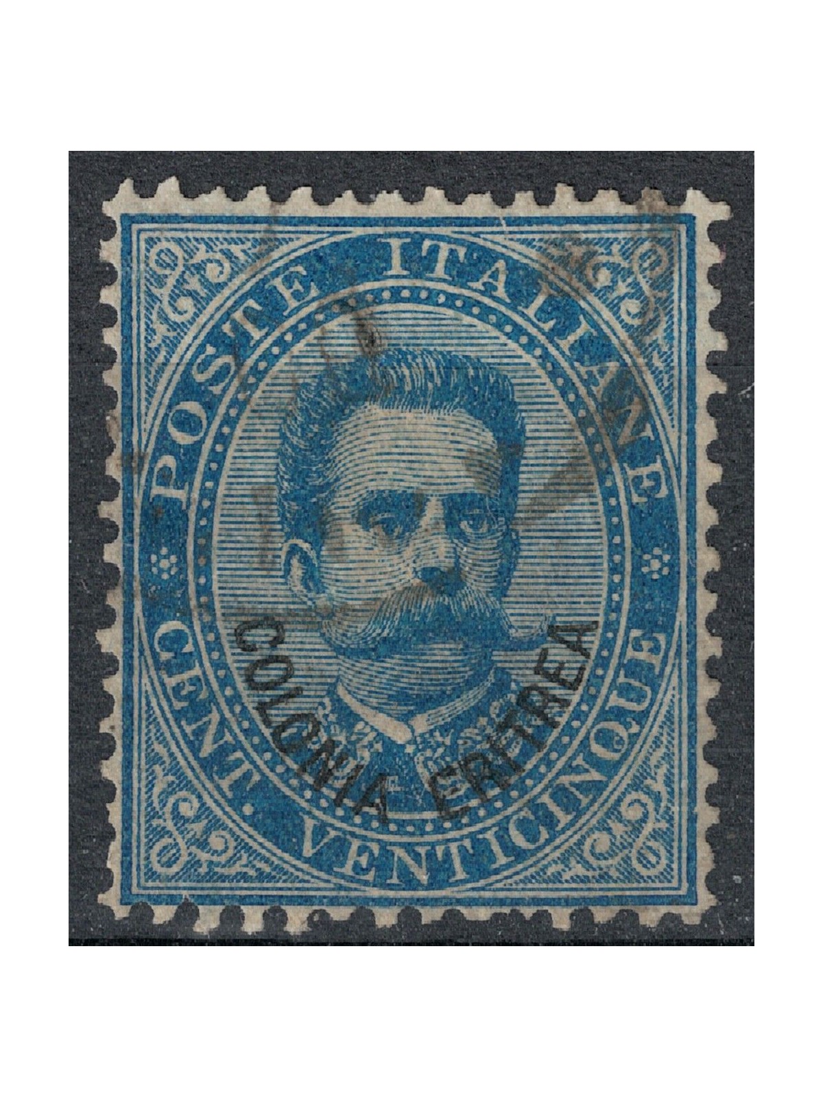 ERITREA 1893 25c azzurro us