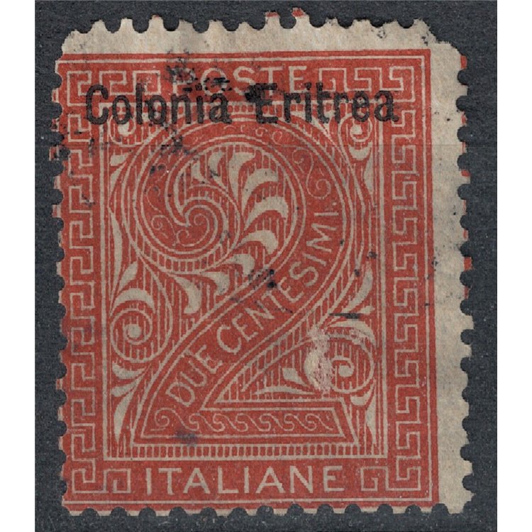 ERITREA 1893 2c brown red us