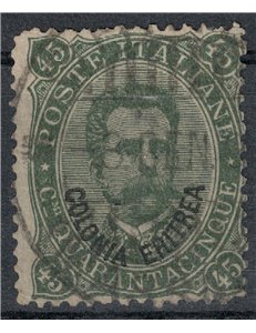 ERITREA 1893 45c verde grigio us