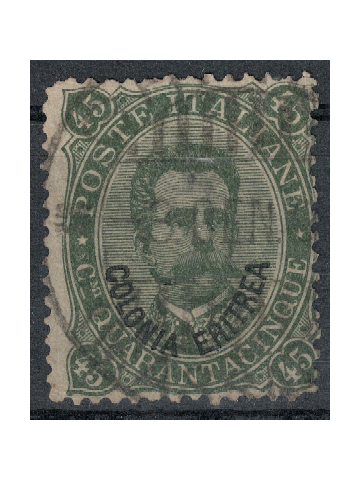 ERITREA 1893 45c verde grigio us