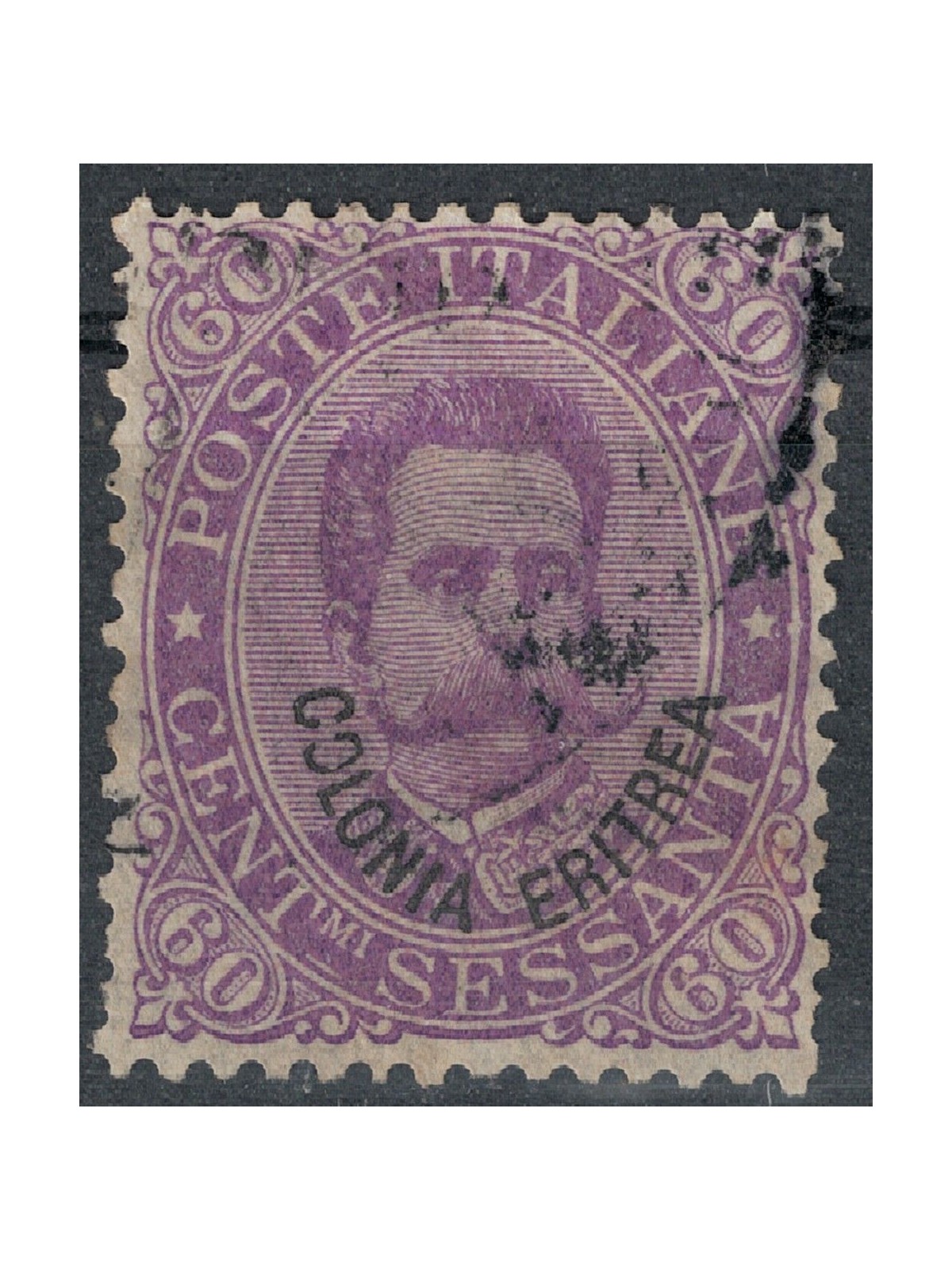 ERITREA 1893 60c violetto us