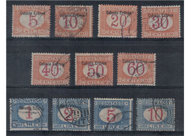 ERITREA 1903 Segnatasse 11v us ©