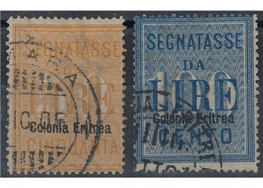 ERITREA 1903 Postage Due 2v us ©