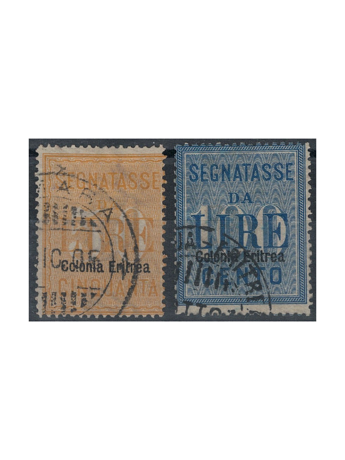 ERITREA 1903 Postage Due 2v us ©