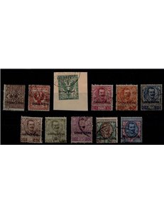 ERITREA 1903 Serie floreale 11v us