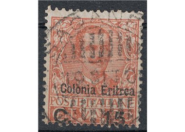 ERITREA 1905 Floral 15c on 20c us