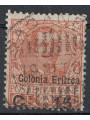ERITREA 1905 Floreale 15c su 20c us